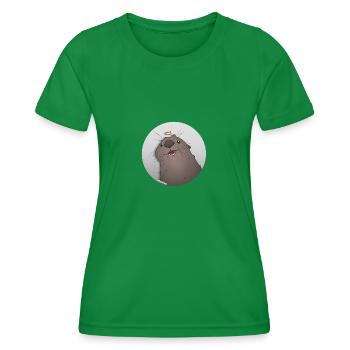 Tazz Talks | JoJo - Women's Functional T-Shirt - kelly green - Front - AI Model Female 172 dark (172cm)