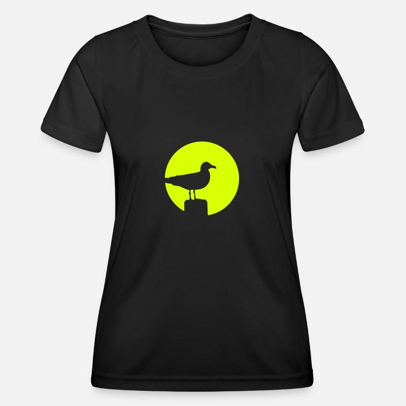 Seagull - Women's Functional T-Shirt - black