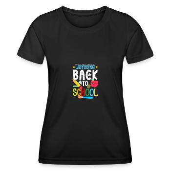 Welcome Back To School For Teachers Men Women - Women's Functional T-Shirt - black - Front - AI Model Female 172 light (172cm)