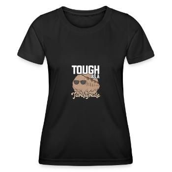 Tough As A Tardigrade Microbiology Biology - Women's Functional T-Shirt - black - Front - AI Model Female 172 light (172cm)