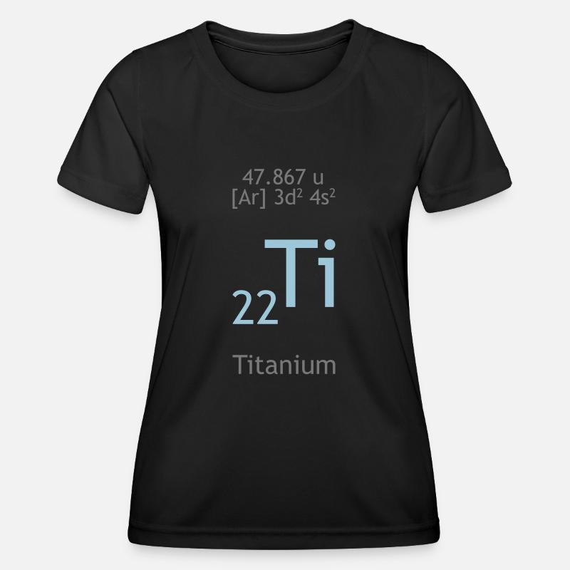 titanium - Women's Functional T-Shirt - black
