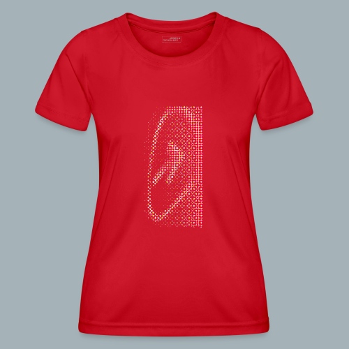 2018_Arrow_Red - Functioneel T-shirt voor vrouwen