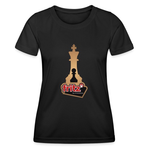 Fritz 19 Chess King and Pawn - Women's Functional T-Shirt