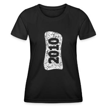Hochzeitstag 2010 - Frauen Funktions-T-Shirt - Schwarz - Vorne - AI Model Female 172 light (172cm)