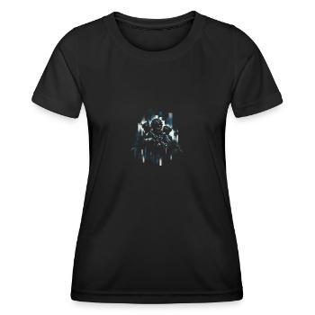 Stealth-Squad-Hinterhalt - Frauen Funktions-T-Shirt - Schwarz - Vorne - AI Model Female 172 light (172cm)
