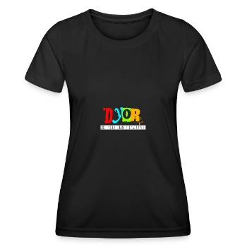 dyor v1 white - Frauen Funktions-T-Shirt - Schwarz - Vorne - AI Model Female 172 light (172cm)