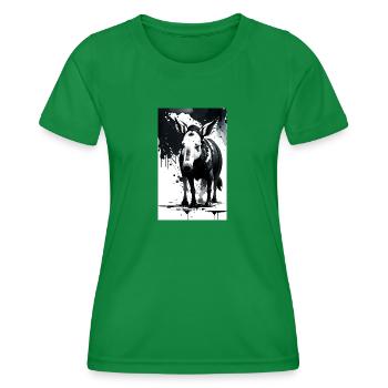 Cute Aardvark - Women's Functional T-Shirt - kelly green - Front - AI Model Female 172 dark (172cm)