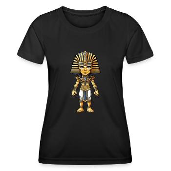 Pharaoh Comic - Women's Functional T-Shirt - black - Front - AI Model Female 172 light (172cm)