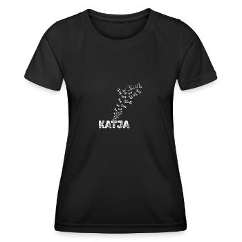 Pêcheur Katja - T-shirt sport Femme - noir - Devant - AI Model Female 172 light (172cm)