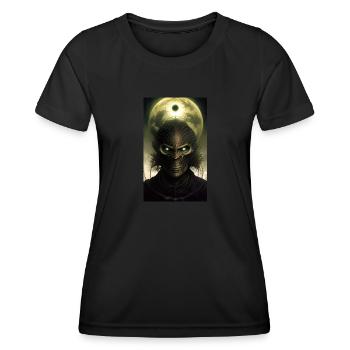 Alien | UFO | Spaceship | UAP | alien - Women's Functional T-Shirt - black - Front - AI Model Female 172 light (172cm)