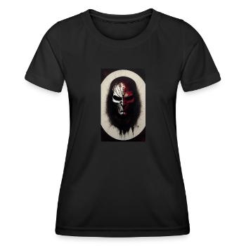 Extraterrestre | OVNI | Vaisseau spatial | PAU | étranger - T-shirt sport Femme - noir - Devant - AI Model Female 172 light (172cm)