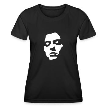 femme - T-shirt sport Femme - noir - Devant - AI Model Female 172 light (172cm)