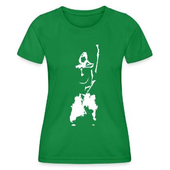 Kendo Figure TUSCHE - T-shirt sport Femme - vert - Devant - AI Model Female 172 dark (172cm)