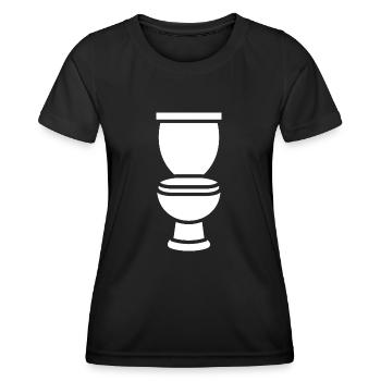 Toilette - T-shirt sport Femme - noir - Devant - AI Model Female 172 light (172cm)