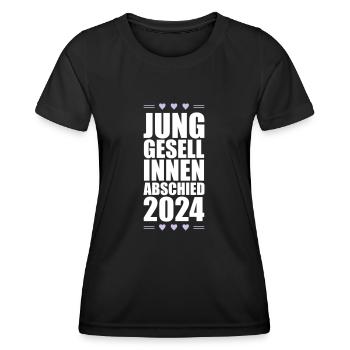 Hen Party 2024 Hen - Women's Functional T-Shirt - black - Front - AI Model Female 172 light (172cm)
