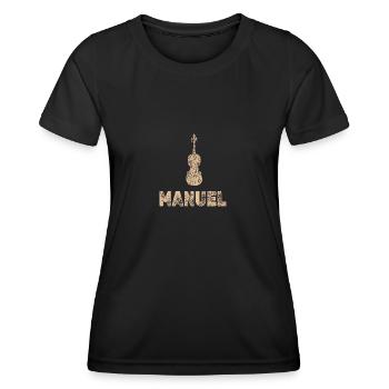 Manuel as viola - Women's Functional T-Shirt - black - Front - AI Model Female 172 light (172cm)