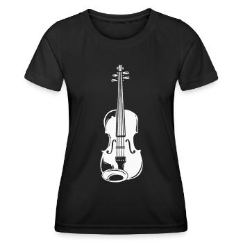 Violin Violin - Women's Functional T-Shirt - black - Front - AI Model Female 172 light (172cm)