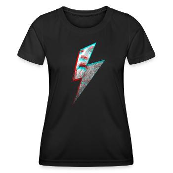 Rebel Flash Lick - Women's Functional T-Shirt - black - Front - AI Model Female 172 light (172cm)