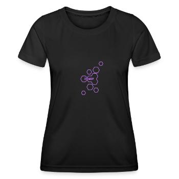 Name Josef - Frauen Funktions-T-Shirt - Schwarz - Vorne - AI Model Female 172 light (172cm)