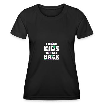 Speech Therapist Speech Therapy Speech Therapist - Women's Functional T-Shirt - black - Front - AI Model Female 172 light (172cm)