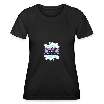 Seife Herstellen Handgemachte Seife - Frauen Funktions-T-Shirt - Schwarz - Vorne - AI Model Female 172 light (172cm)