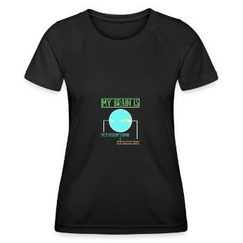 Chasseur de trésors Chasse au trésor Détecteur de métaux - T-shirt sport Femme - noir - Devant - AI Model Female 172 light (172cm)