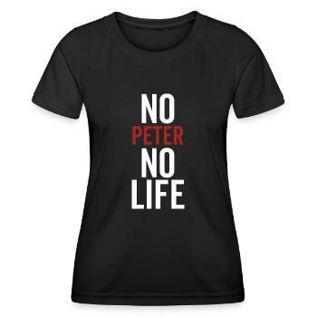 No Peter No Life - Women's Functional T-Shirt - black - Front - AI Model Female 172 light (172cm)