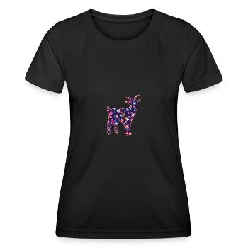Goats - Women's Functional T-Shirt - black - Front - AI Model Female 172 light (172cm)