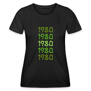 Barbecue 1980 - Women's Functional T-Shirt - black - Front - AI Model Female 172 light (172cm)