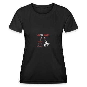 Wrestling - Frauen Funktions-T-Shirt - Schwarz - Vorne - AI Model Female 172 light (172cm)
