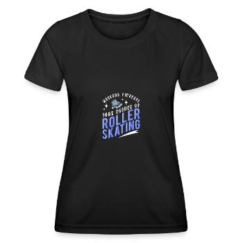 Patin à roulettes Patins à roues alignées - T-shirt sport Femme - noir - Devant - AI Model Female 172 light (172cm)
