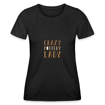 Töpfern Töpfer Keramik - Frauen Funktions-T-Shirt - Schwarz - Vorne - AI Model Female 172 light (172cm)
