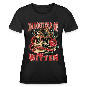 Witten Frau Geschenk daughters of Witten Frauen - Frauen Funktions-T-Shirt - Schwarz - Vorne - AI Model Female 172 light (172cm)