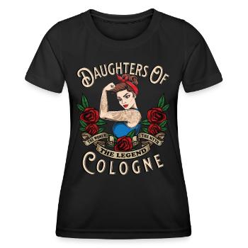 Cologne Femme Cadeau filles de Cologne Fan - T-shirt sport Femme - noir - Devant - AI Model Female 172 light (172cm)