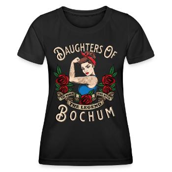 Bochum Frau Geschenk filles de Bochum Frauen - T-shirt sport Femme - noir - Devant - AI Model Female 172 light (172cm)
