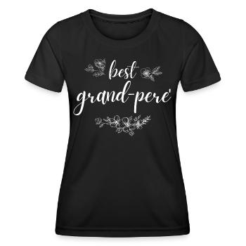 Grand-pere. grand-pere gift - Women's Functional T-Shirt - black - Front - AI Model Female 172 light (172cm)