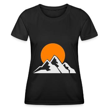 Berg - (26) - Frauen Funktions-T-Shirt - Schwarz - Vorne - AI Model Female 172 light (172cm)