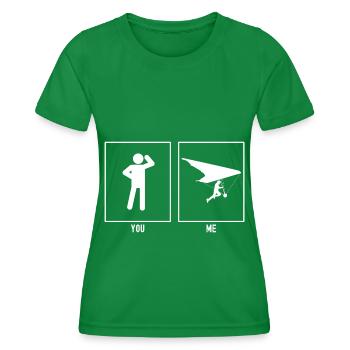 You - I - Himmelsgleißen Laufen - Women's Functional T-Shirt - kelly green - Front - AI Model Female 172 dark (172cm)