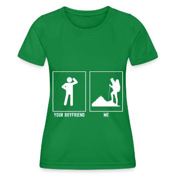 Your Friend - Me - Wandering Links - Women's Functional T-Shirt - kelly green - Front - AI Model Female 172 dark (172cm)