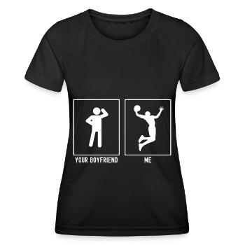 Your Friend - Me - Basketball Slam Dunk - T-shirt sport Femme - noir - Devant - AI Model Female 172 light (172cm)
