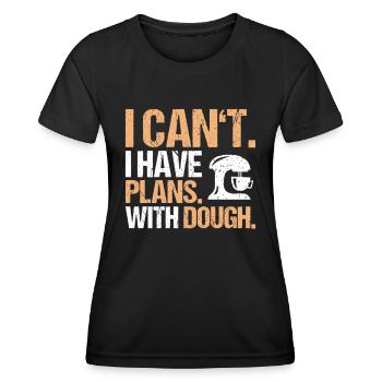Boulanger Boulanger Boulanger Boulangerie Boulangerie Boulangerie - T-shirt sport Femme - noir - Devant - AI Model Female 172 light (172cm)