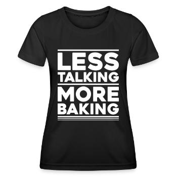 Boulanger Boulanger Boulanger Boulangerie Boulangerie Boulangerie - T-shirt sport Femme - noir - Devant - AI Model Female 172 light (172cm)