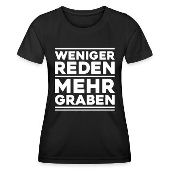 Geologie Geologe Geologist Geology Geologin - Frauen Funktions-T-Shirt - Schwarz - Vorne - AI Model Female 172 light (172cm)