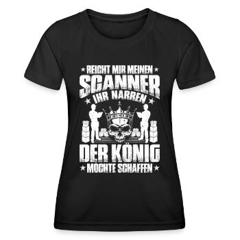 Fachkraft für Lagerlogistik Warehouse Worker Lager - Frauen Funktions-T-Shirt - Schwarz - Vorne - AI Model Female 172 light (172cm)