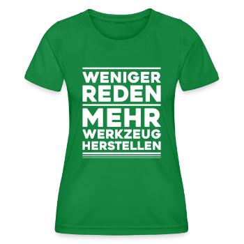 Outilleur Outilleur Tool & Die Maker - T-shirt sport Femme - vert - Devant - AI Model Female 172 dark (172cm)