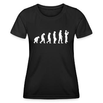 Drywall fitter Drywaller - Women's Functional T-Shirt - black - Front - AI Model Female 172 light (172cm)