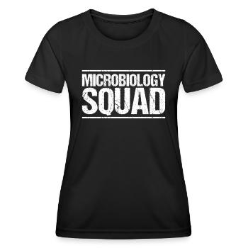 Microbiology Microbiologist Biology Biologist - Women's Functional T-Shirt - black - Front - AI Model Female 172 light (172cm)