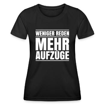 Elevator Fitter Elevator Mechanic Elevator Mechanic - Women's Functional T-Shirt - black - Front - AI Model Female 172 light (172cm)