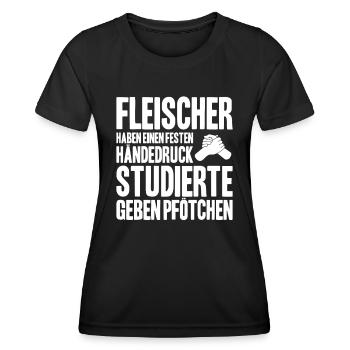 Boucher boucher boucher - T-shirt sport Femme - noir - Devant - AI Model Female 172 light (172cm)