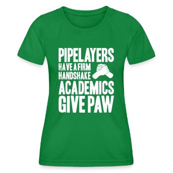 Constructeur de pipelines Construction de pipelines Pipelayer - T-shirt sport Femme - vert - Devant - AI Model Female 172 dark (172cm)